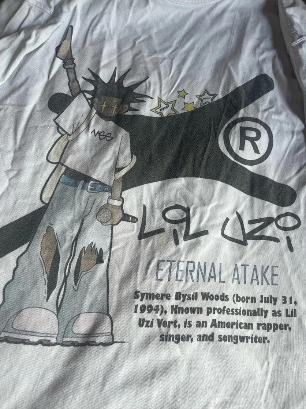 Lil Uzi Graphic Tee - White